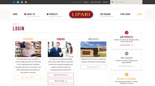 
                            11. Login - Lipari Foods | Lipari Foods