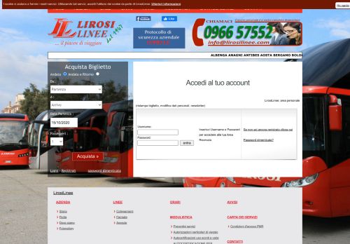 
                            2. Login - Lirosi Linee