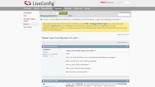 
                            3. Login liveconfig/login mit web1 ?