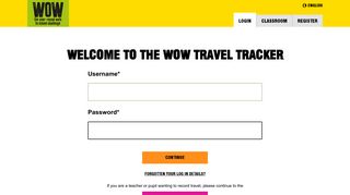 
                            4. Login - Living Streets Travel Tracker