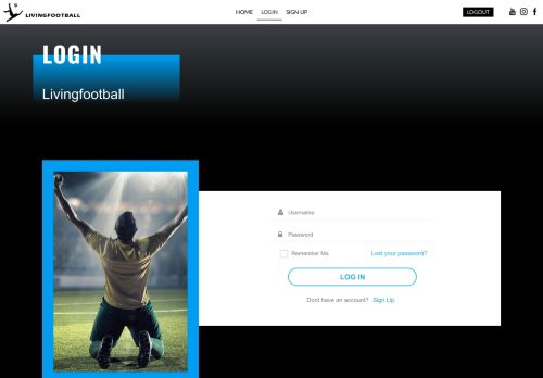 
                            4. Login - Livingfootball Elite