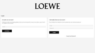 
                            1. Login - Loewe.com