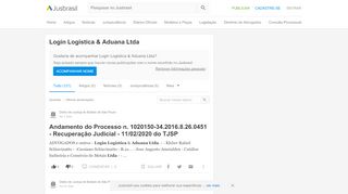 
                            6. Login Logistica & Aduana Ltda - JusBrasil