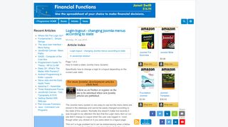 
                            4. Login-logout - changing Joomla menus according to state