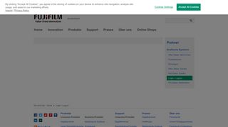 
                            6. Login / Logout | Fujifilm Deutschland