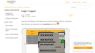 
                            6. Login / Logout – GASTROFIX Support-Center