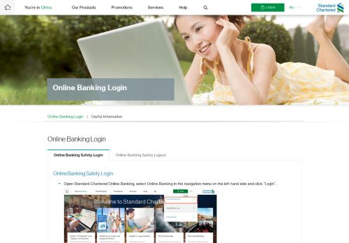 
                            4. Login & Logout – Online Banking – Bank with Us ... - Standard Chartered