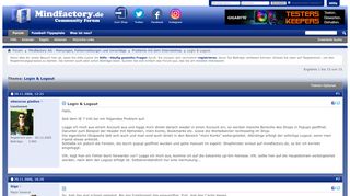 
                            7. Login & Logout...-Post 15380 - Mindfactory Forum