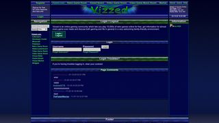 
                            1. Login / Logout - Vizzed.com