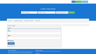 
                            4. Login - Loker Indonesia