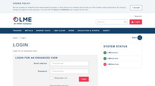 
                            3. Login - London Metal Exchange