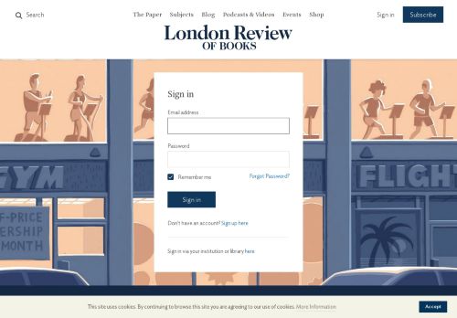 
                            7. Login - London Review of Books