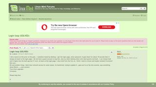 
                            11. Login loop (SOLVED) - Linux Mint Forums
