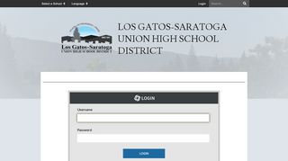 
                            11. Login - Los Gatos-Saratoga Union High School District