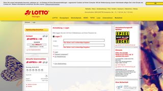 
                            7. Login - LOTTO Thüringen