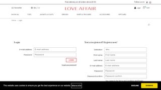
                            9. Login | Love Affair Onlineshop