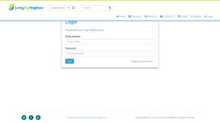 
                            8. Login - Loving Thy Neighbour