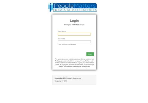 
                            3. Login - LSL Property Services plc