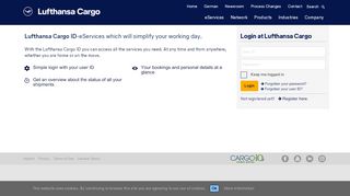 
                            1. Login | Lufthansa Cargo