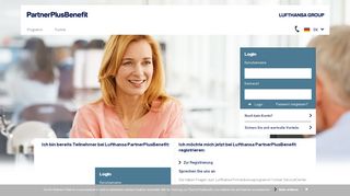 
                            2. Login - Lufthansa PartnerPlusBenefit