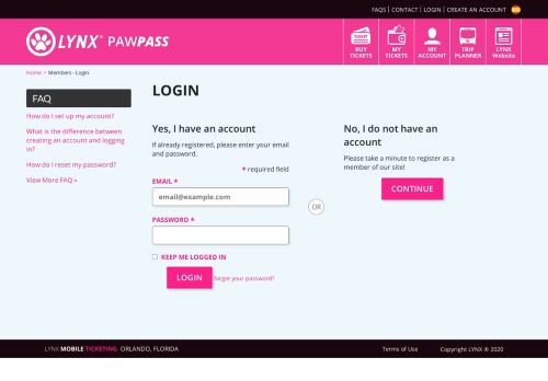 
                            11. Login | LYNXPawpass Customer Portal