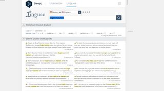 
                            1. Login machen - Englisch-Übersetzung – Linguee Wörterbuch