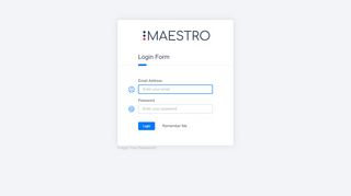 
                            5. Login - Maestro: Marketing Management