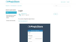 
                            1. Login – MagicStore