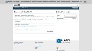 
                            2. Login > MAGIX Online World