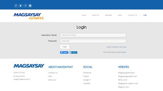 
                            1. Login - Magsaysay Careers