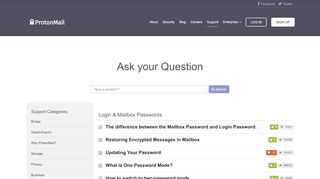 
                            3. Login & Mailbox Passwords Archives - - ProtonMail