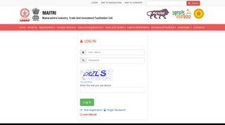 
                            12. Login - Maitri Maharashtra Industry, Trade and Investment Facilitation