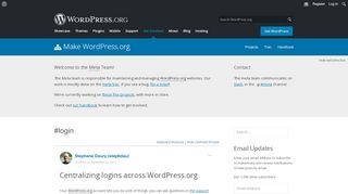 
                            2. login – Make WordPress.org