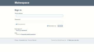 
                            10. Login: Makespace