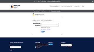 
                            3. Login | Malware Patrol