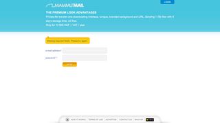 
                            3. Login - Mammutmail.com | Free file transfer. Send or share large files!