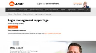 
                            4. Login management rapportage - XLLease