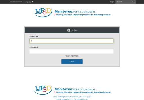 
                            7. Login - Manitowoc Public School District