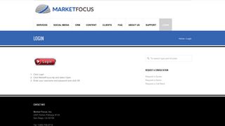 
                            6. Login - Market Focus