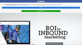 
                            5. LOGIN Marketing Digital Ecuador - m.Facebook.com