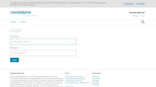 
                            4. Login - MarketingPortal - Voestalpine