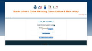 
                            9. Login - Master online in Global Marketing, Comunicazione ...