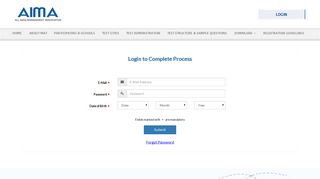 
                            3. Login - MAT - Aima.in