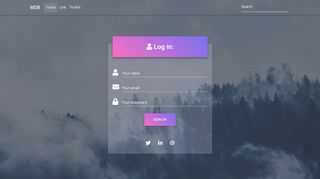 
                            3. Login - Material Design for Bootstrap