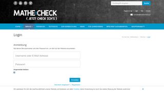 
                            1. Login - Mathecheck