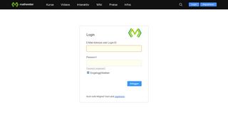 
                            7. Login | Matheretter ?