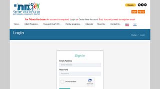 
                            3. Login | Mati Center - Mati Israeli Community Center