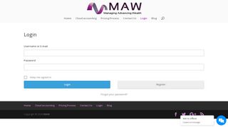 
                            3. Login | MAW - MAW Inc