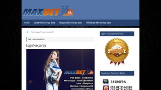 
                            11. Login Maxbet88 | Maxparlay Maxbet