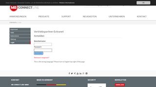 
                            1. Login - MB Connect Line GmbH